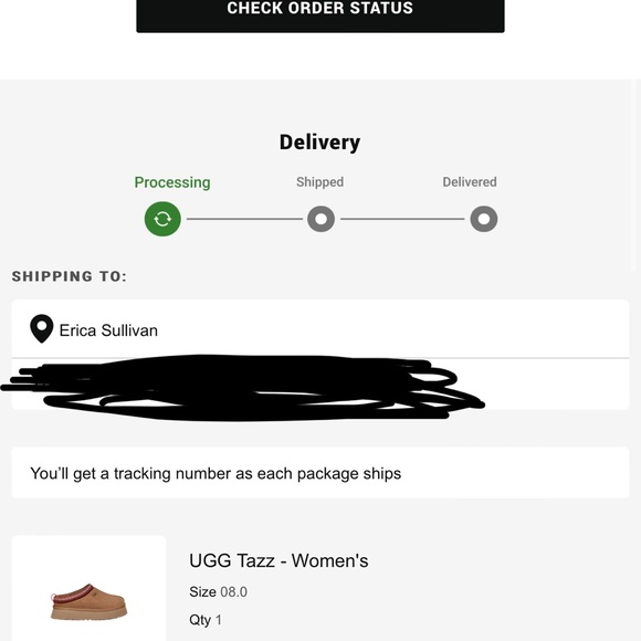 UGG TAZZ CHESTNUT Size 8 Brand NEW IN BOX never even taken out of box - Picture 5 of 7